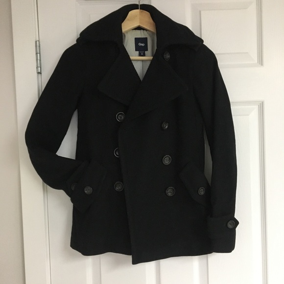 Gap short wool peacoat, size XS.